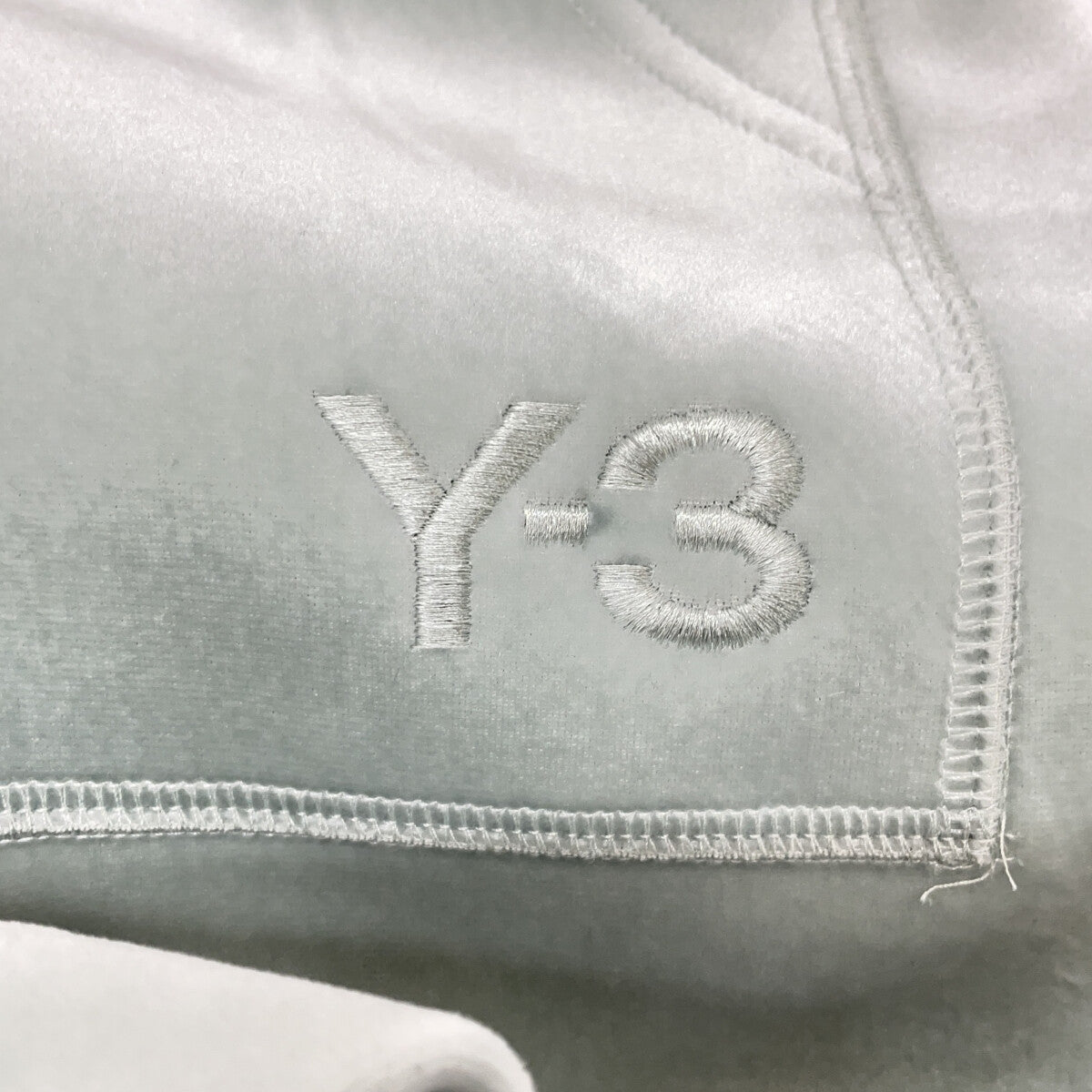 Y-3 ワイスリー ワンダーシルバー 23AW IQ1827 ベルベット FZ ジップアップフーディ ジャケット M