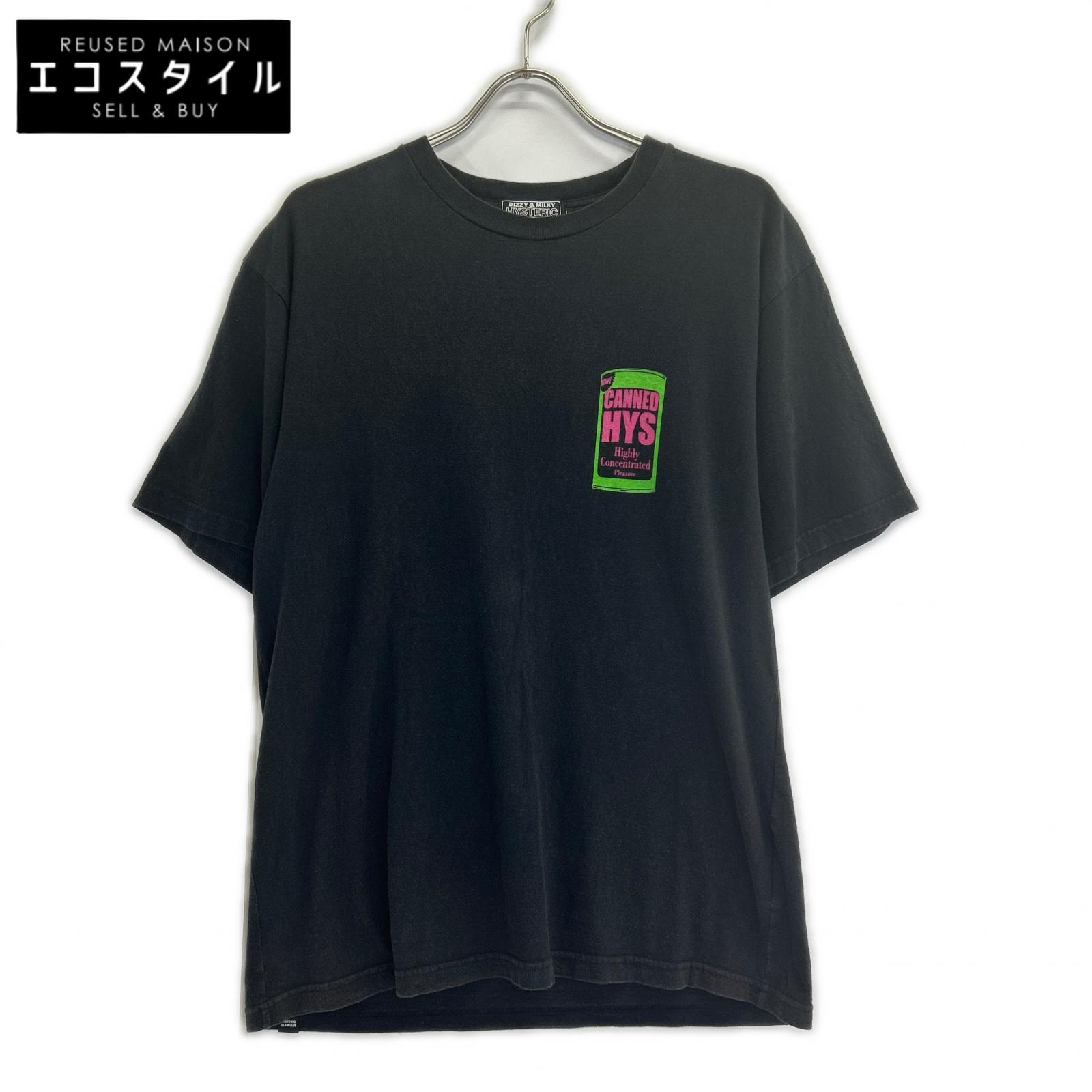 HYSTERIC GLAMOUR ヒステリックグラマー ブラック 02241CT07 CANNED