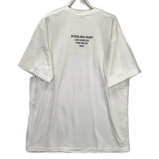 Supreme シュプリーム ホワイト Los Angeles Fire Relief Box Logo Tee トップス