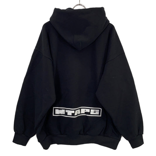 (W)TAPS ダブルタップス ブラック PAVILION HOODY プルオーバースウェット トップス