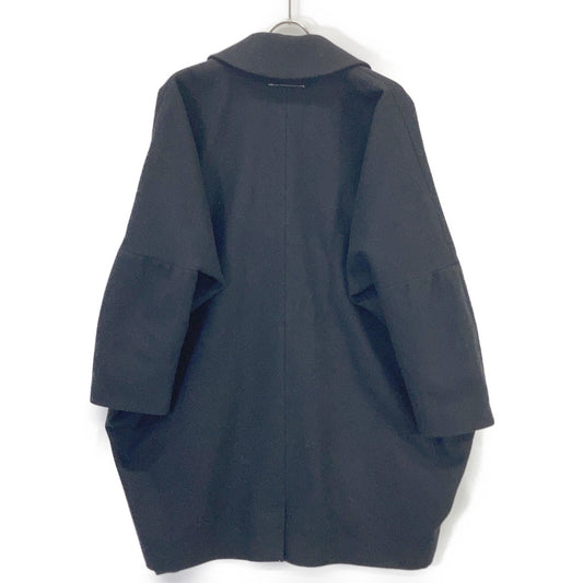 MM6 エムエムシックス ブラック S32AA0104 2015AW オーバーサイズ コクーンコート コート