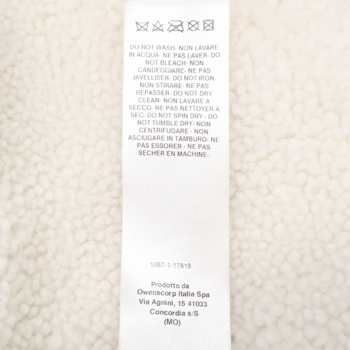 Rick Owens 【Mint Condition】RR02A5960-LSHC GETHSEMANE F/W21 Mouton Long Coat 48