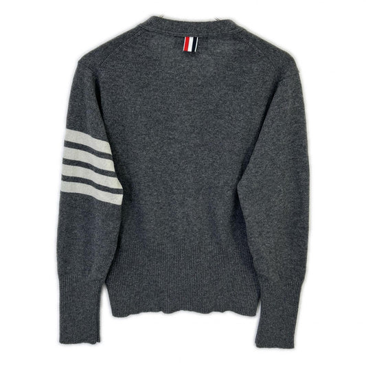 THOM BROWNE トムブラウン グレー MKC001A-00011-038 カシミヤ ニットカーディガン トップス
