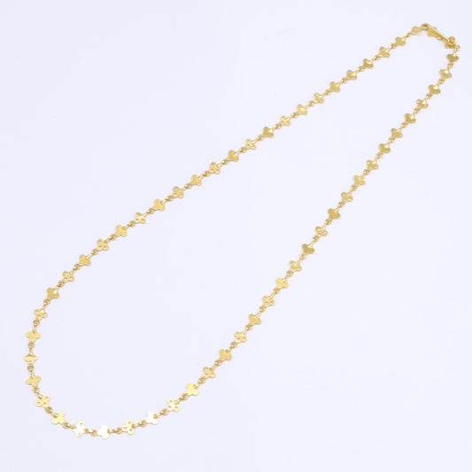 Marie-Helene de Taillac 22K Small Clover Chain Choker