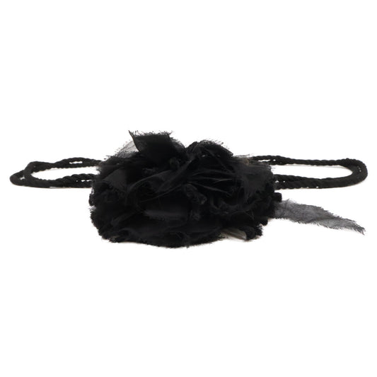 【美品】AW2A2HROUP4A 2股腰带 附绒球 编织腰带 L 女士