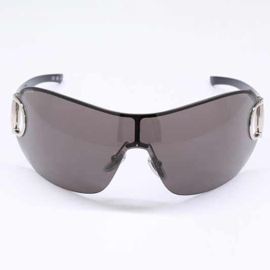 GUCCI グッチ 【美品】GG2174S 001 フレームレス マスクシェイプ サングラス