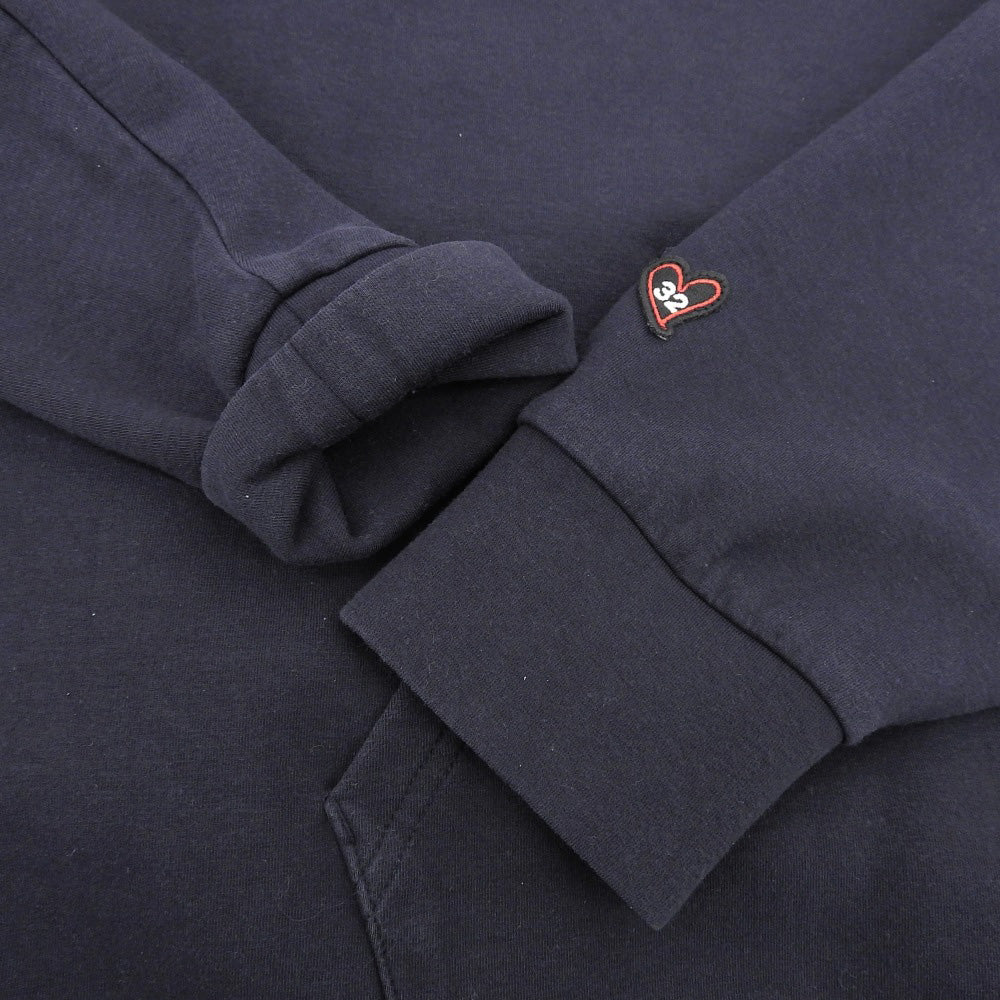 SY32 by SWEET YEARS エスワイサーティトゥーバイスウィートイヤーズ EMBROIDERY LOGO WIDE SILHOUETTE HOODIE トップス メンズ 紺 L 15527 トップス