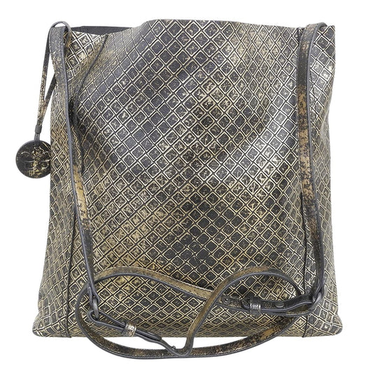BOTTEGA VENETA ボッテガヴェネタ イントレッチオ ミラージュ ショルダーバッグ レディース ブラック×ゴールド B00958802D ショルダーバッグ