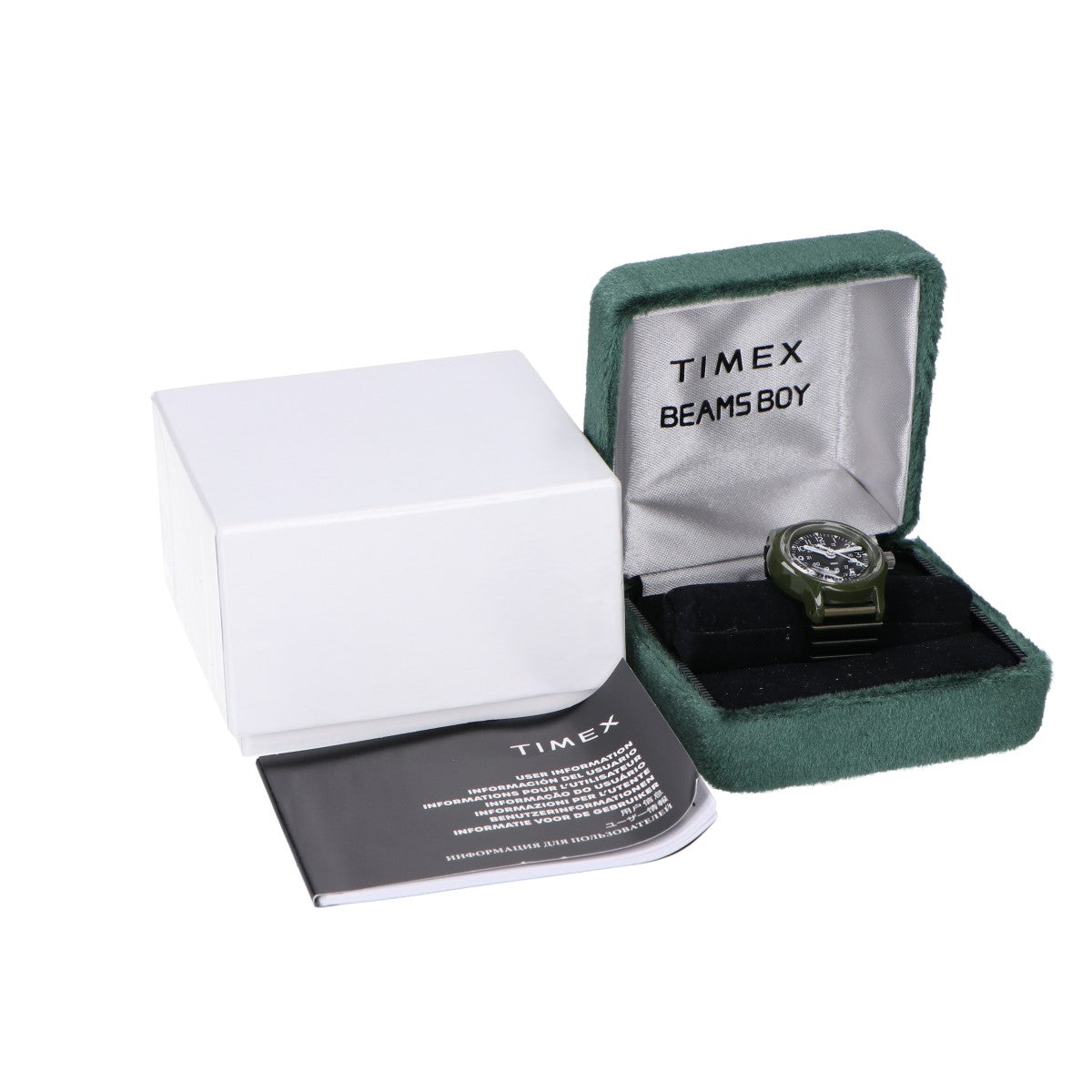 TIMEX タイメックス BEAMS BOY ビームスボーイ 50周年別注 【美品】TW2Y41000SW Camper Ring Watch キャンパー リングウォッチ リング 指輪