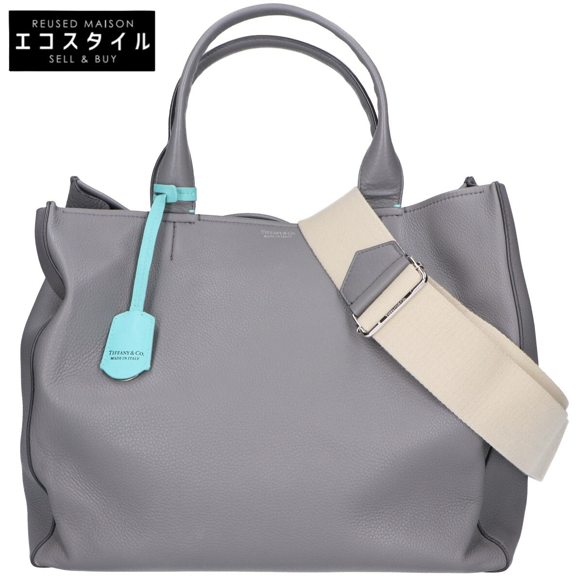 TIFFANY&Co. ティファニー レザー 2WAY ハンドバッグ ショルダーバッグ