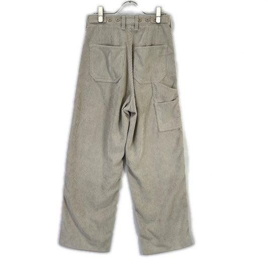 THE SHISHIKUI シシクイ CORDUROY CREAM Painter C パンツ ボトムス