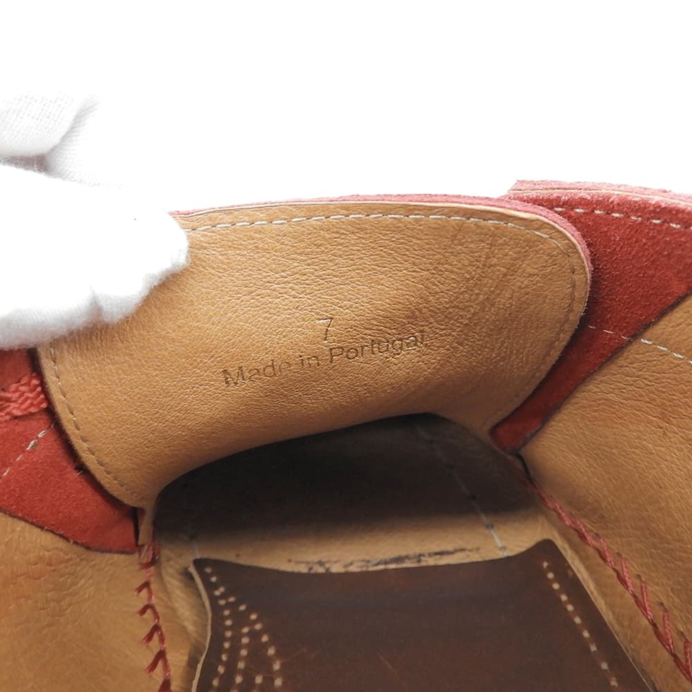PADMORE & BARNES パドモア&バーンズ 美品 Willow boot シューズ メンズ レッド 7 シューズ