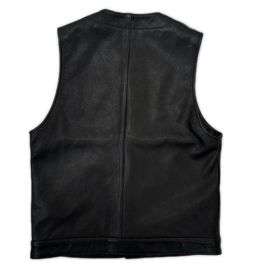 schott ショット ブラック 782-3251001 GOAT LEATHER VEST ベスト