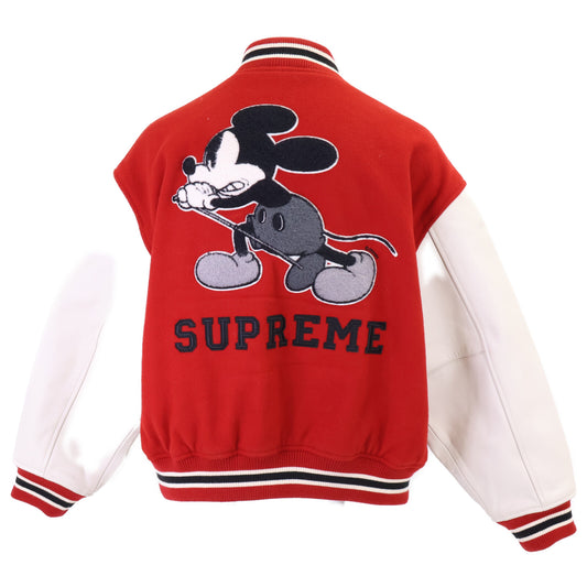 Supreme シュプリーム xNUMBER(N)INE【美品/国内正規/25FW】Mickey Mouse Varsity Jacket ミッキーマウス バーシティジャケット ジャケット