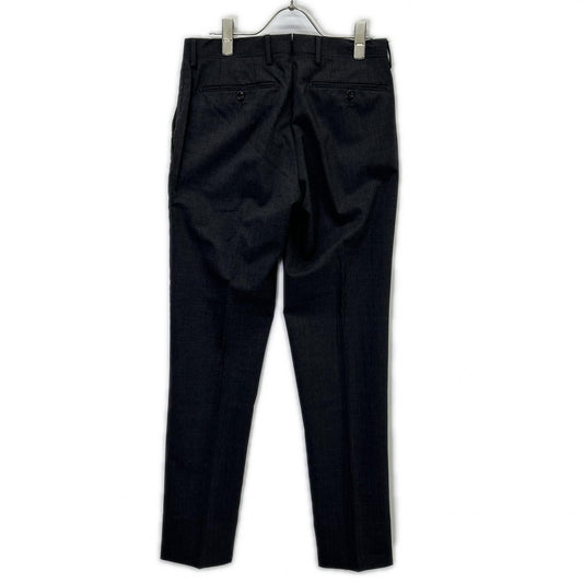 BEAMS F charcoal gray 21-23-0410-081 one-pleat tropical wool pants