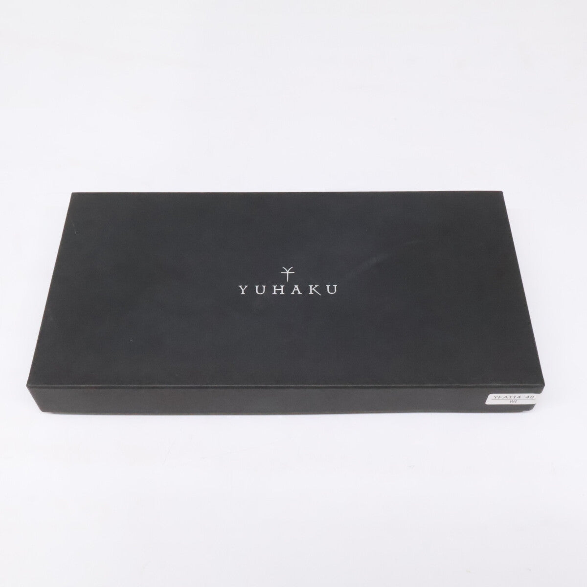 YUHAKU ユハク 新品同様 YFA114-48 クロコダイルラウンドファスナーウォレット 長財布 長財布(小銭入れあり)