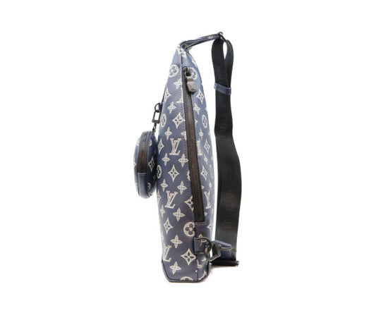 LOUIS VUITTON ルイヴィトン M24751 モノグラムシャドウ デュオ・スリング バッグ ボディバッグ