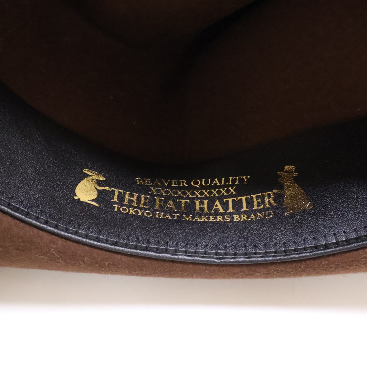 THE FAT HATTER ザ・ファットハッター 【美品】ビーバー 中折れハット 帽子