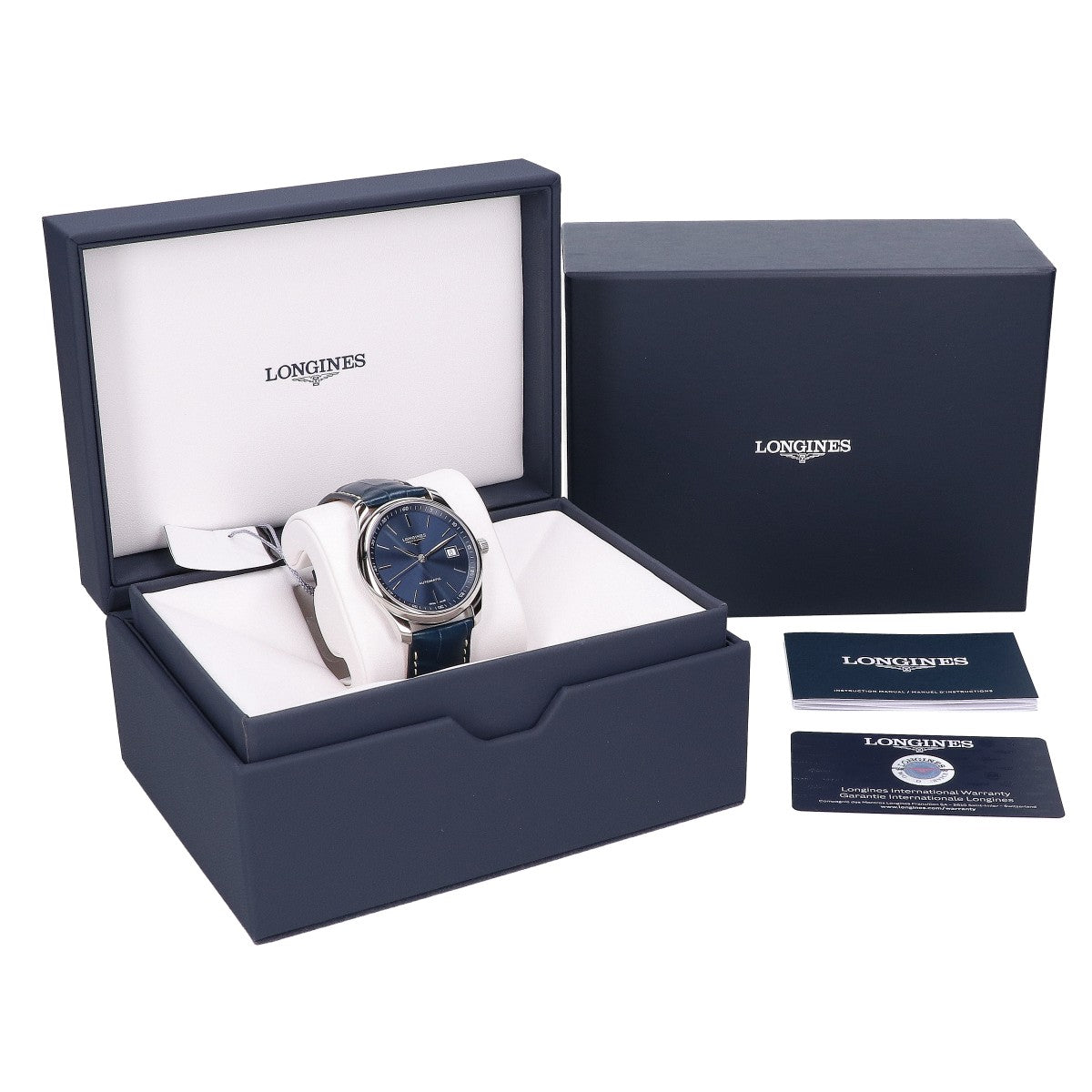 LONGINES ロンジン 新品未使用 L2.793.4 SS マスターコレクション シースルーバック 自動巻き 腕時計