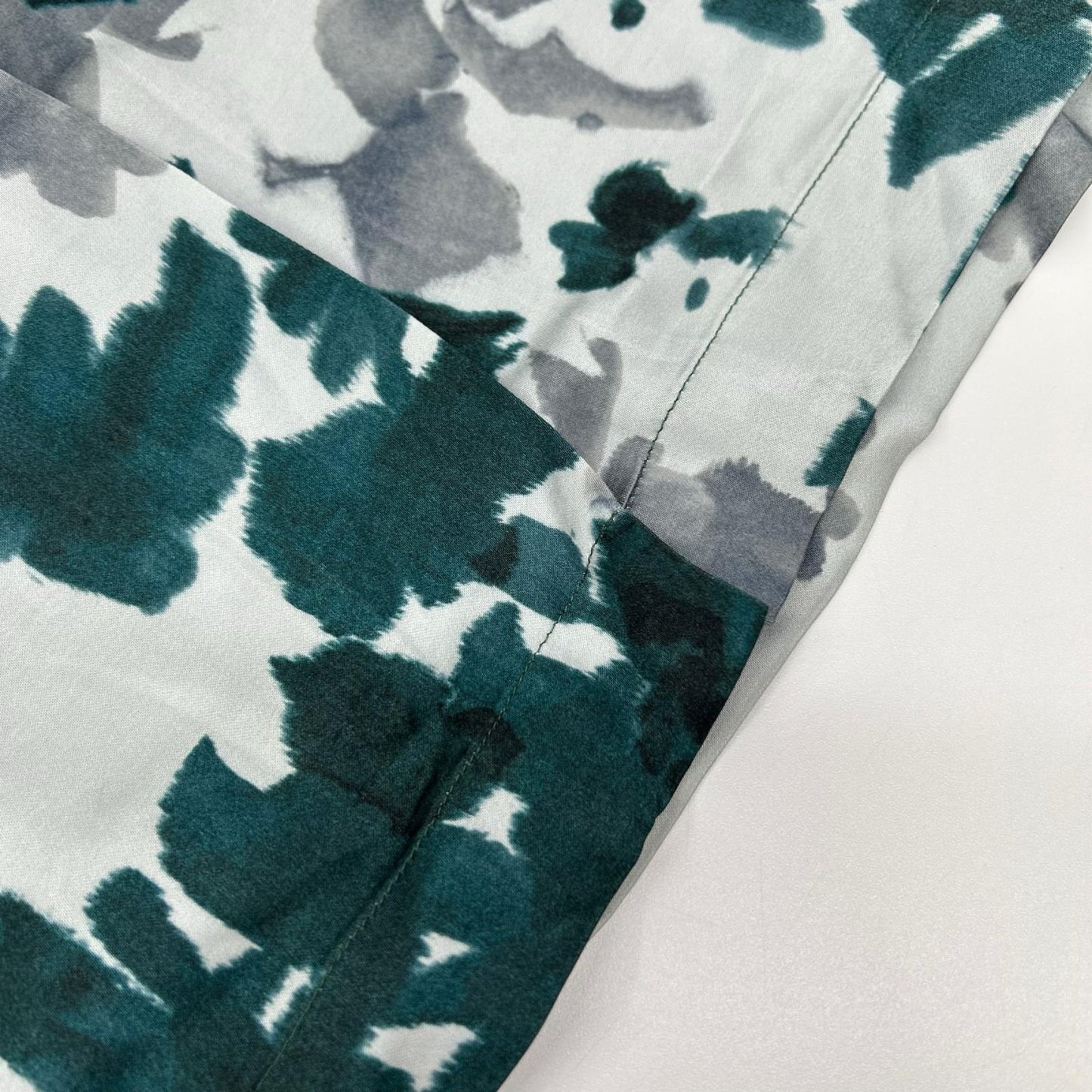 DRIES VAN NOTEN ドリスヴァンノッテン グリーン系 リーフ柄 ビスコース シャツワンピース ワンピース