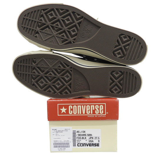 converse コンバース 未使用 50thモデル オールスター ローカット スニーカー シューズ メンズ 黒 ブラック 27.5cm シューズ