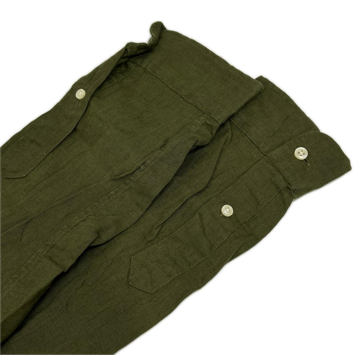POLObyRalphLauren ポロラルフローレン グリーン クラシックフィット リネン BDシャツ トップス