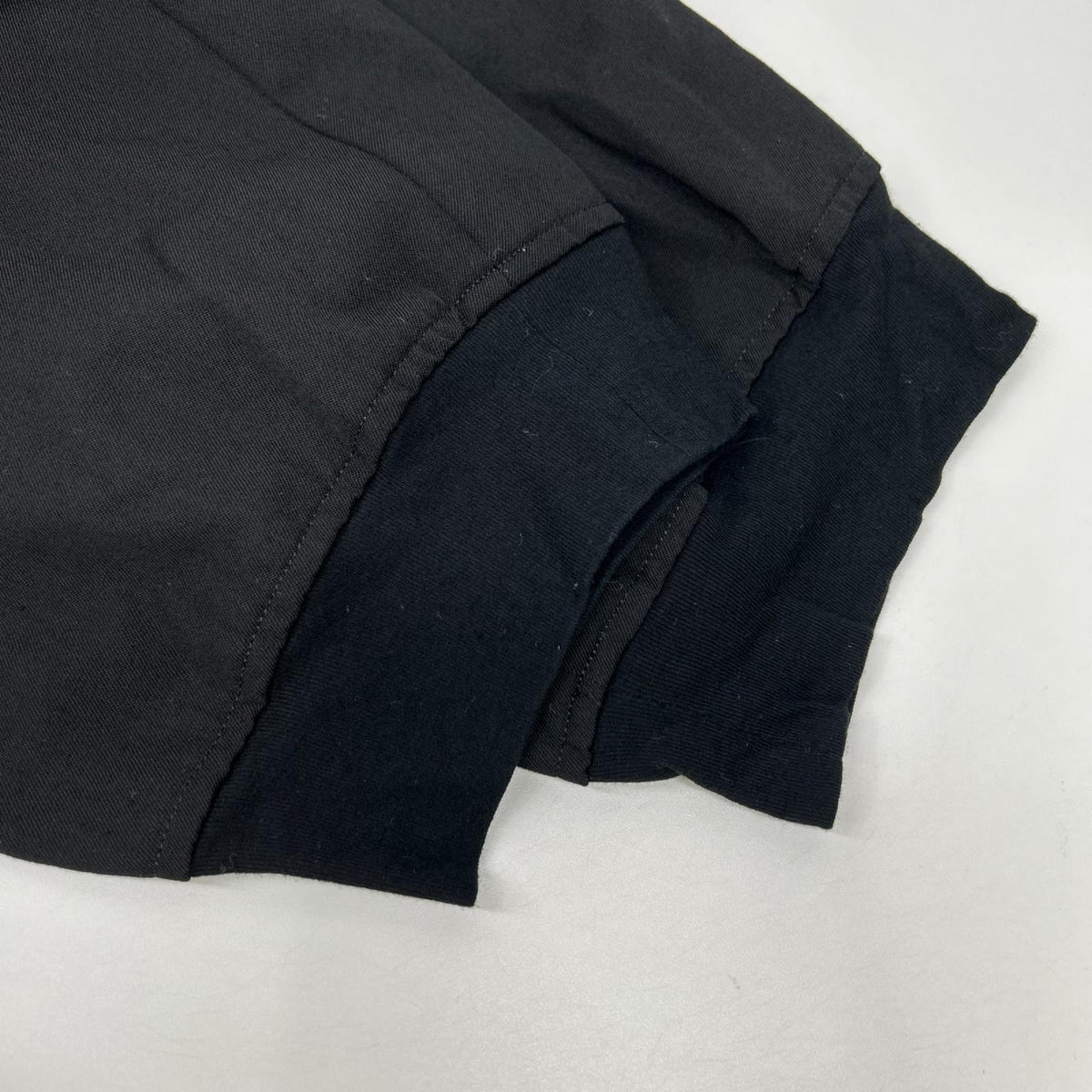 Yohji Yamamoto POUR HOMME ヨウジヤマモトプールオム 20SS HN-P71-100 ブラック テープ付き裾リブPT パンツ ボトムス