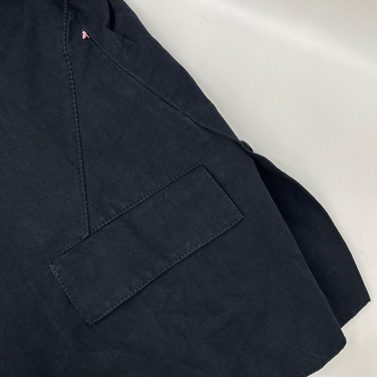UNDER COVER アンダーカバー US09101 ネイビー コットン×リネン カルゼパッカリングジャケット ジャケット