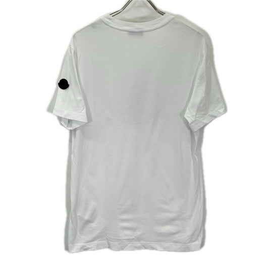 MONCLER モンクレール 23SS J10918C00028 ホワイト エンブレムロゴ クルーネックTシャツ トップス