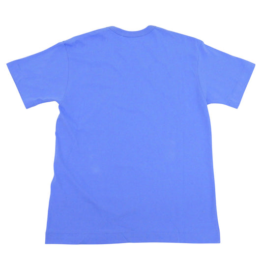 PLAYCOMMEdesGARCONS プレイコムデギャルソン 未使用 コットン Tシャツ トップス メンズ ブルー×レッド M AZ-T212 トップス