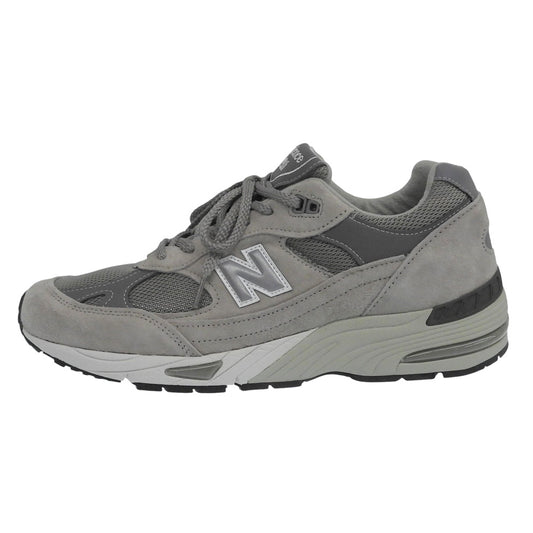 NEW BALANCE ニューバランス 新品同様 スエード スニーカー シューズ メンズ グレー 27cm M991GL シューズ