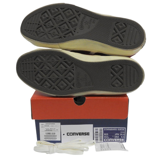 converse コンバース STAR&BARS スエード スニーカー シューズ メンズ レッド 28cm 1SE459 シューズ
