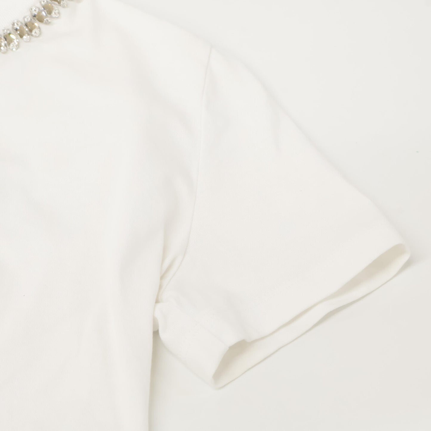 MIUMIU 22SS MJN448 Bijoux Short Sleeve Top