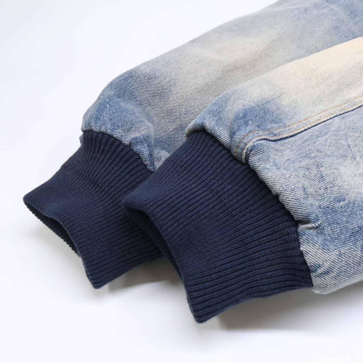 W9M04161DE Raccoon Fur Denim Coat M Men's