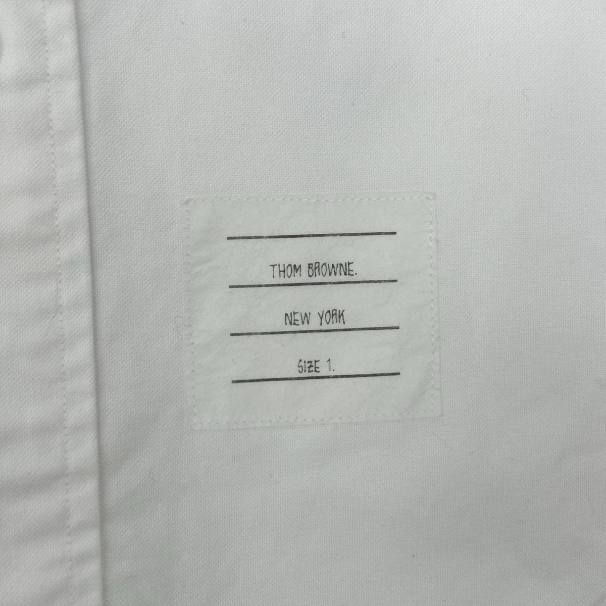 THOM BROWNE トムブラウン MWL001AW5259 ホワイト 長袖 シャツ トップス