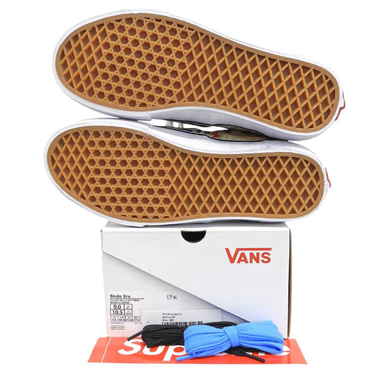 VANS バンズ 新品同様 Mike Kelly Vans Era スニーカー シューズ メンズ ホワイト×マルチカラー 27cm 26SS シューズ