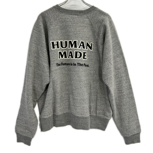 HUMAN MADE ヒューマンメイド XX30CS001 ×レッドウィング グレー RAGLAN SWEATSHIRT トップス