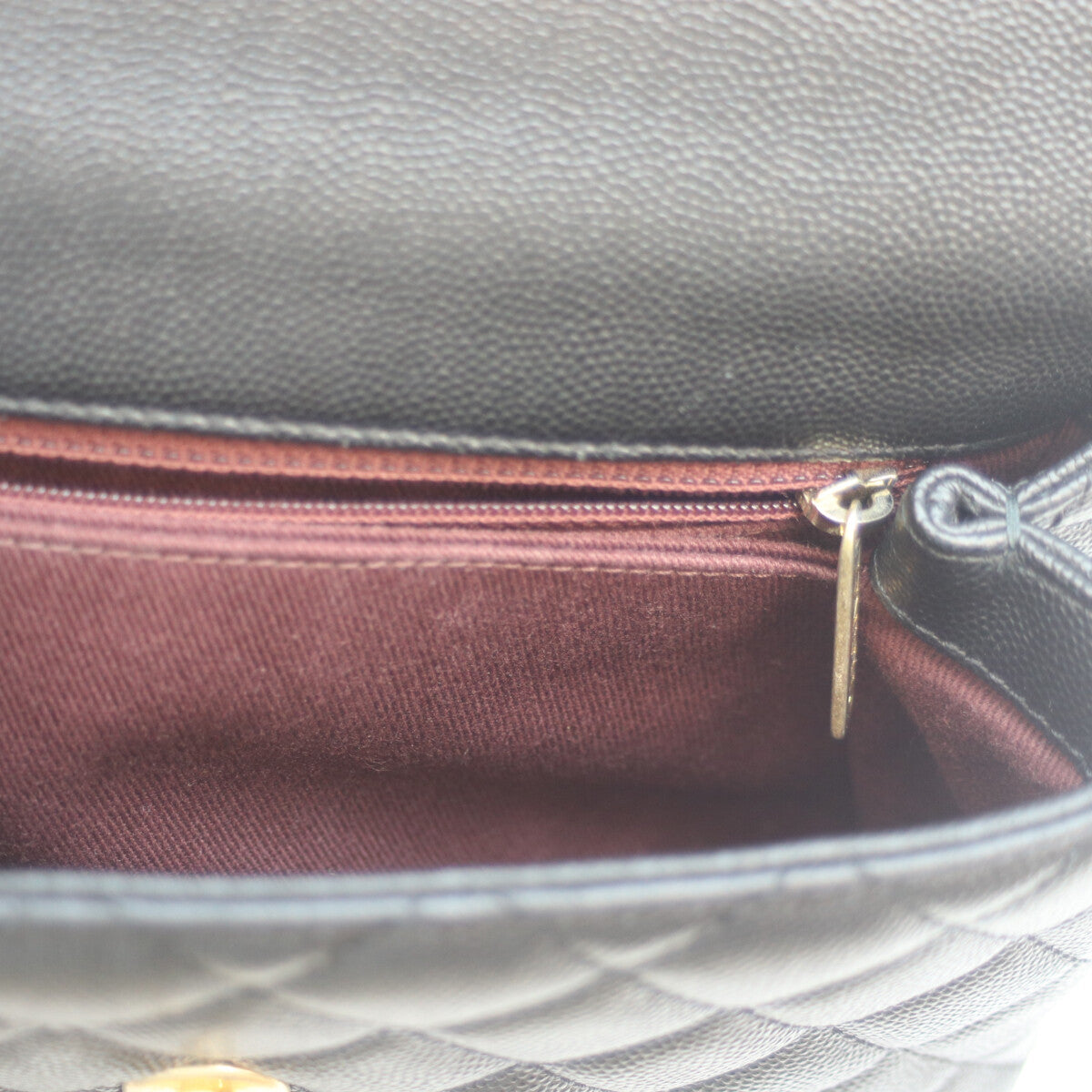 CHANEL シャネル 27番 ブラック A92990 G金具 キャビア ココハンドルXS 24 2WAYハンド ショルダーバッグ