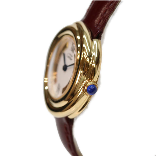 Cartier W1010744 925 GP Trinity dial Must Trinity Vermeil Watch