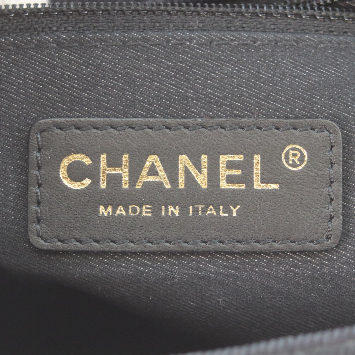 CHANEL 香奈儿 AS3135 黑色印花丹宁面料 金色五金 迷你口盖包21 链条单肩包 单肩包