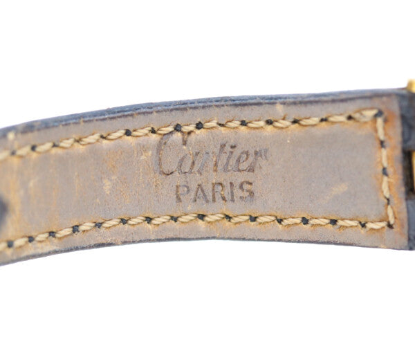 Cartier カルティエ W100225301 80-90s 925 マストヴァンドームヴェルメイユSM センターグレイ飛びローマ文字盤 腕時計