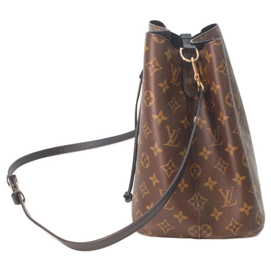 LOUIS VUITTON M44020 Monogram Noir Néonoé MM Shoulder Bag