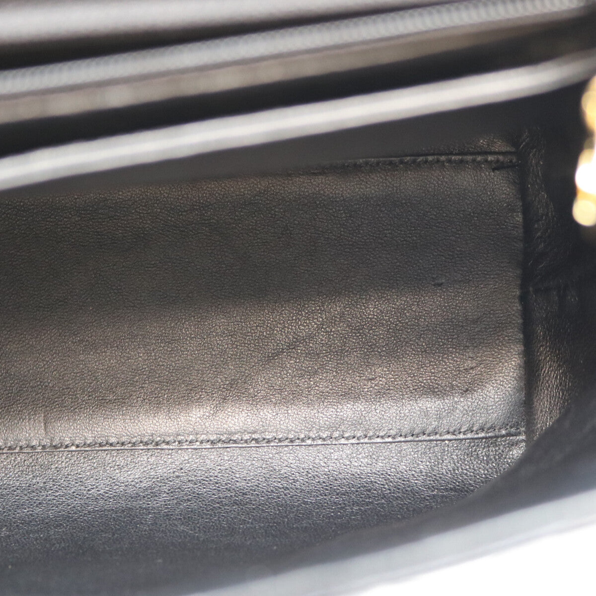CHANEL No. 8 A12397 Black Caviar Top-Handle Bag Handbag