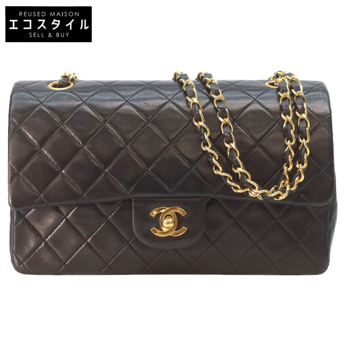 CHANEL 香奈儿 23号 A93607 黑色鱼子酱纹 金色五金 Business Affinity 两用包 单肩包