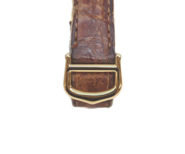 Cartier カルティエ 99-00s W1013654 925 マストタンクヴェルメイユSM後期 飛びローマアイボリー文字盤 QZ 革 腕時計