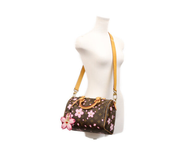 LOUIS VUITTON ルイヴィトン ×TM 村上隆 M14174 モノグラムチェリーブロッサム スピーディ バンドリエール25 ボストンバッグ