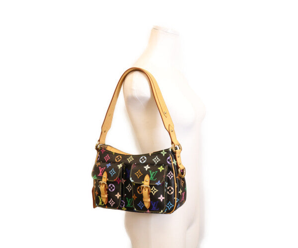 LOUIS VUITTON ルイヴィトン 06年 M40054 モノグラムマルチカラー ノワール ロッジPM ショルダーバッグ