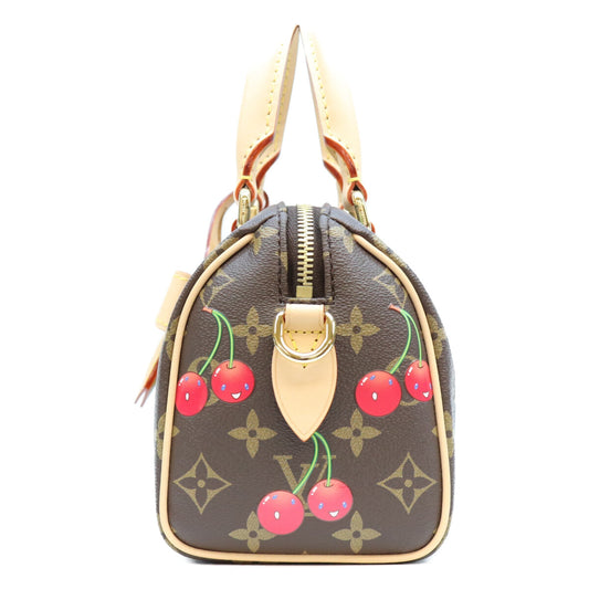 LOUIS VUITTON ルイヴィトン ×村上隆 M13094 モノグラムチェリー スピーディバンドリエール20 ショルダーバッグ