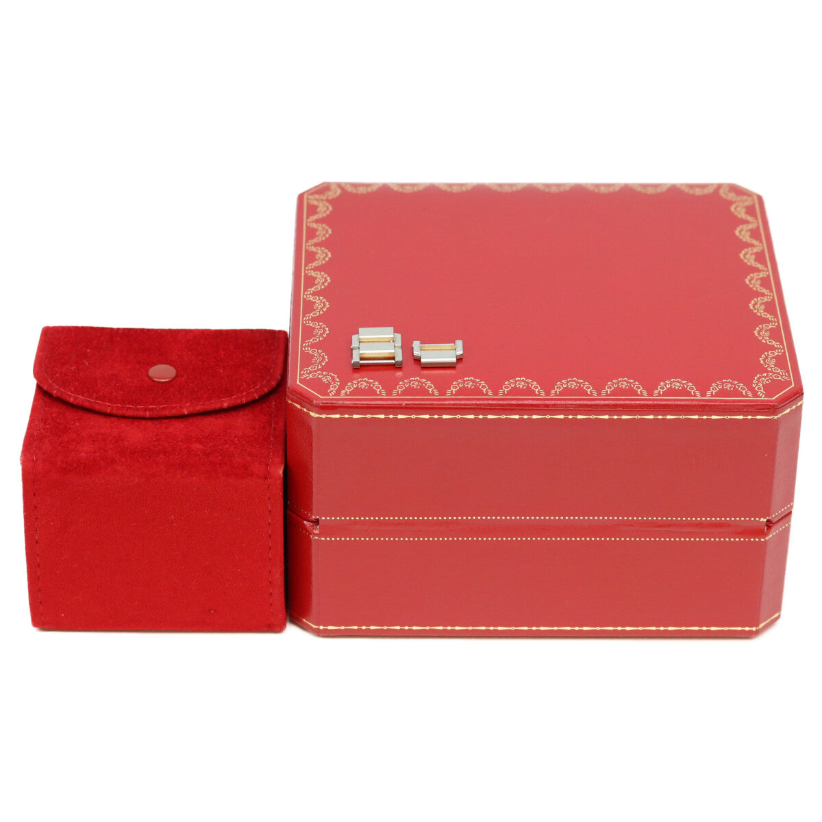 Cartier カルティエ W51007Q4 SS YG タンクフランセーズSM QZ 腕時計