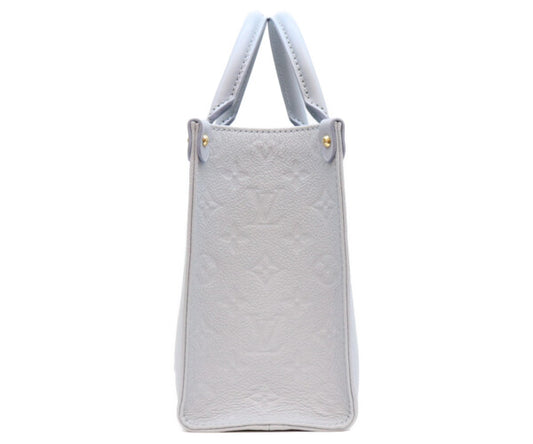 LOUIS VUITTON ルイヴィトン M46840 モノグラムアンプラント ブルー オンザゴーPM ショルダーバッグ
